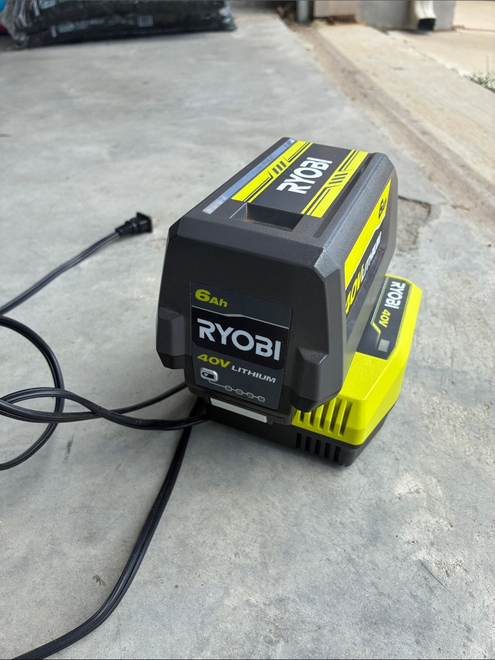 RYOBI 40V Lithium 6Ah Battery and Charger Set Genuine OEM